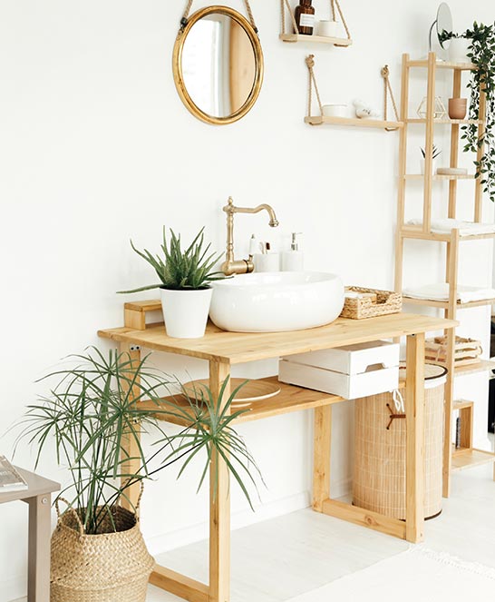 Badezimmer im skandinavischen Stil Inspiration für ein schönes Waschbecken