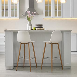 Esszimmer im skandinavischen Stil Inspiration Barhocker
